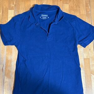 Pull&Bear Men's Navy Polo Shirt